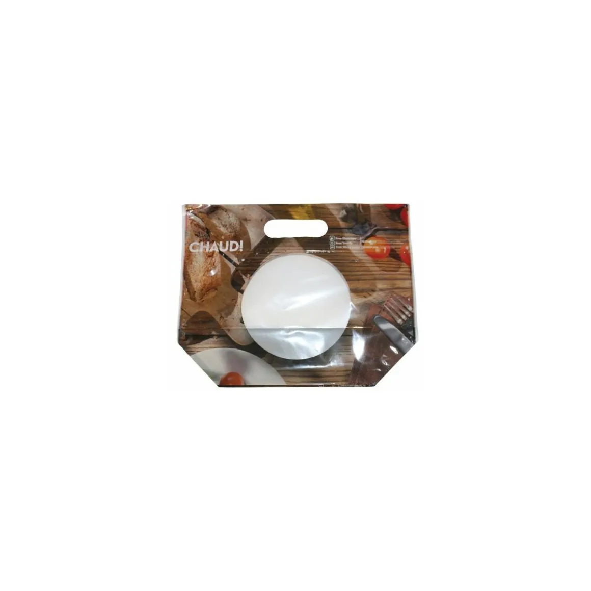 Sac à poulet plastique 31 x 25 + 2 x 7,5 cm - par 500
