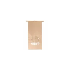 Sac SOS fermeture avec fenêtre 246 x 120 + 65 mm - par 50