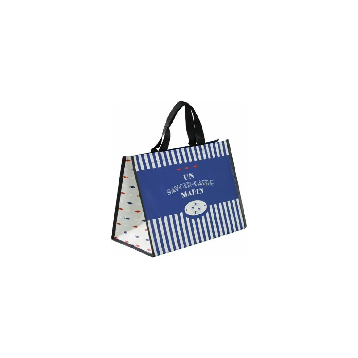 Sac tissé "Poissonnerie" 27 x 36 + 20 cm - par 125