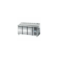Saladette réfrigérée positive 3 portes 10 bacs GN 1/3