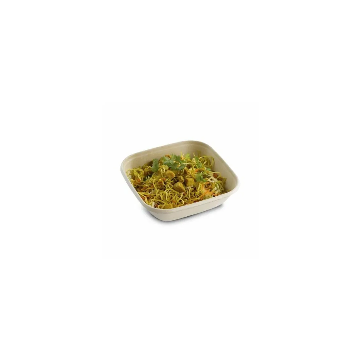 Saladier carré en pulpe 750 ml - par 300
