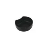 Saladier Crescent noir mélamine 22,5 x 20,8 x 6 cm 1,4 L