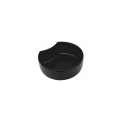 Saladier Crescent noir mélamine 22,5 x 20,8 x 6 cm 1,4 L