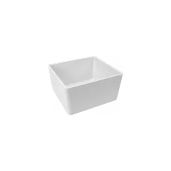 Saladier rectangulaire Chunky Crock mélaminé blanc 2,0 L