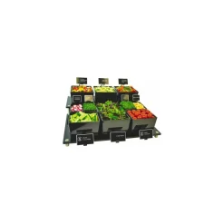 Saladier rectangulaire Chunky Crock mélaminé noir 1,5 L