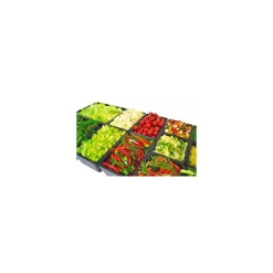 Saladier rectangulaire Chunky Crock mélaminé noir 3,2 L