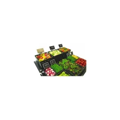 Saladier rectangulaire Chunky Crock mélaminé noir 3,2 L