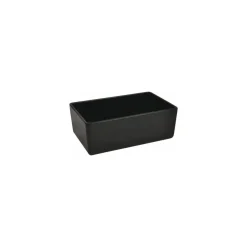 Saladier rectangulaire Chunky Crock mélaminé noir 3,2 L