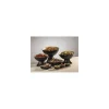 Saladier rond Frida mélamine bois/noir ø 12,5 cm 0,25 L