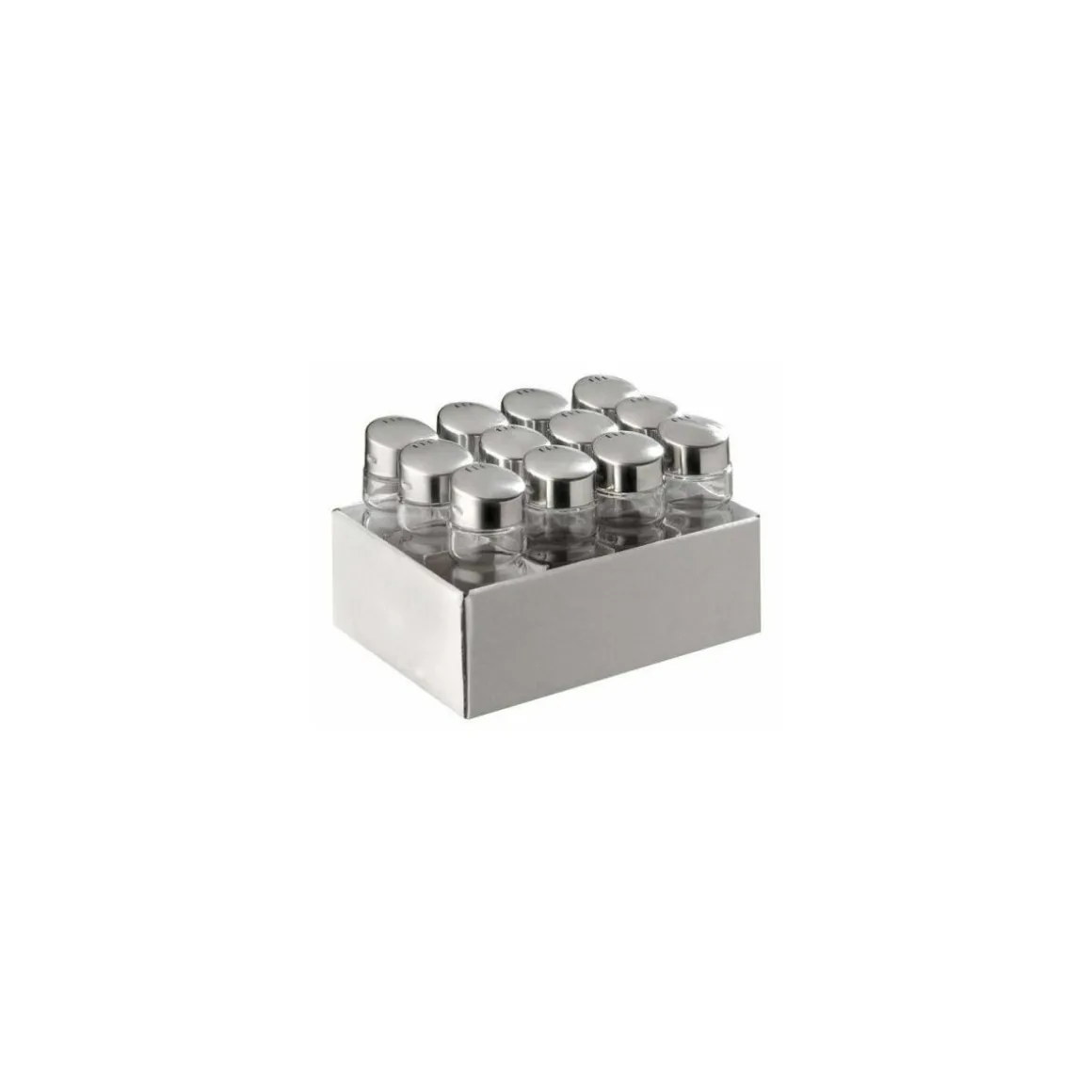 Salière poivrière inox - par 12
