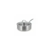 Sauteuse Triply inox avec couvercle en verre 24 cm