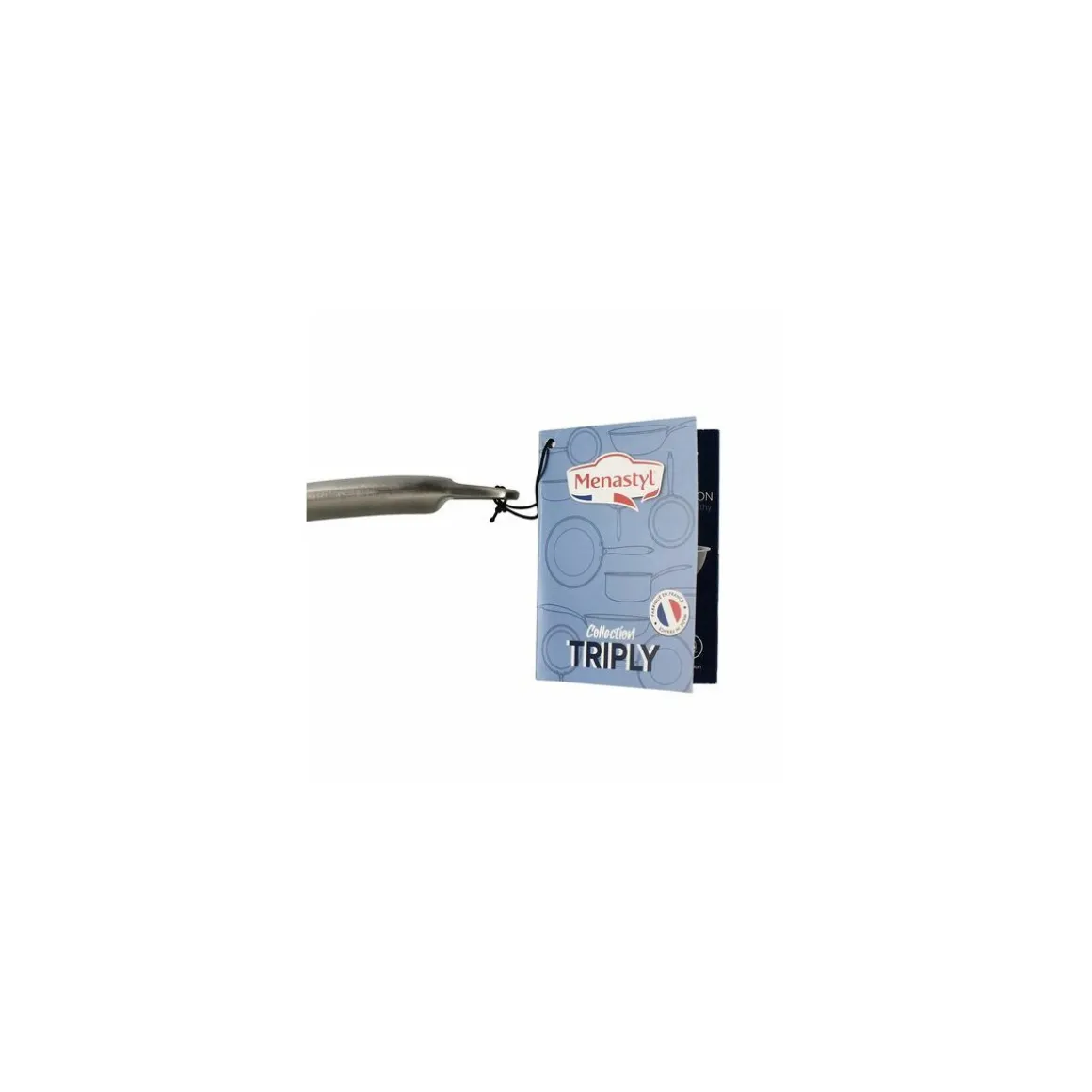 Sauteuse Triply inox avec couvercle en verre 24 cm