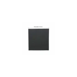 Serviette double point ouate noire 39 x 39 cm - par 50