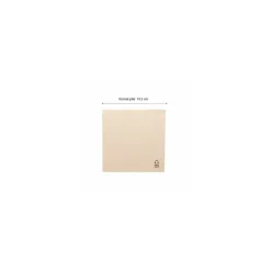 Serviette double point recyclée 39 x 39 cm - par 50