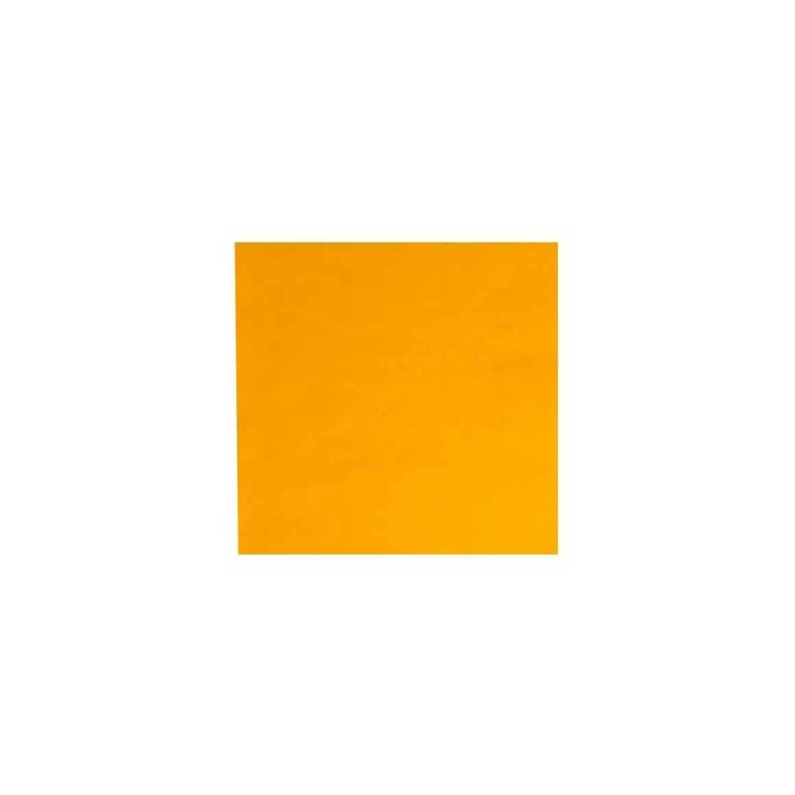 Serviette ouate jaune 39 x 39 cm - par 100