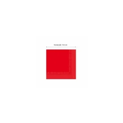 Serviette ouate rouge 39 x 39 cm - par 100