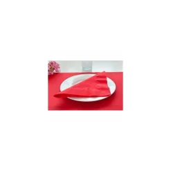 Serviette ouate rouge 39 x 39 cm - par 100