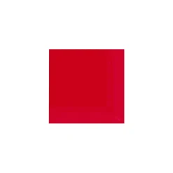 Serviette ouate rouge 39 x 39 cm - par 100