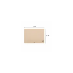 Set de table papier recyclé kraft brun 31 x 43 cm - par 500