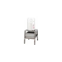Socle inox + filtre éplucheuse PI10/PI20