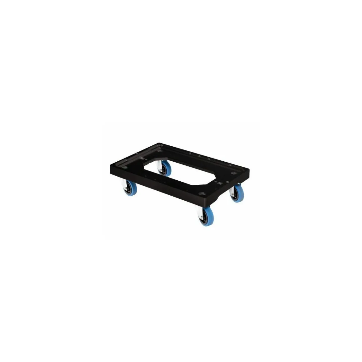 Socle rouleur 4 roues silence chape acier