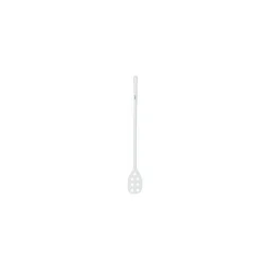 Spatule mélangeuse ajourée en polypropylène blanc 120 cm