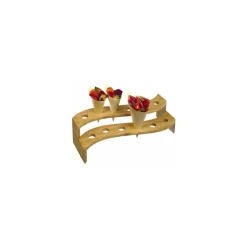 Support bambou pour 12 cônes bois - par 10
