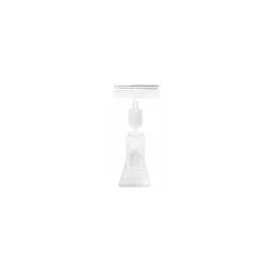 Support blanc 4 cm à tête pivotante pour étiquette Edikio - par 25