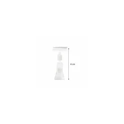Support blanc 4 cm à tête pivotante pour étiquette Edikio - par 25