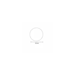 Support blanc rond Ø 23 cm - par 250