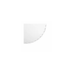 Support carton rond festonné blanc Ø 32 cm - par 250