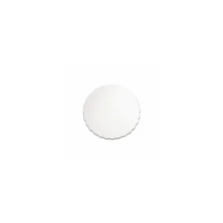 Support carton rond festonné blanc Ø 32 cm - par 250