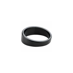 Surélévateur rond penché mélamine noire ø 9 cm H. 3 cm
