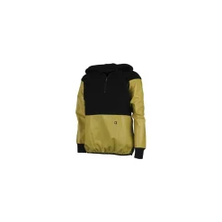 Sweat polaire à capuche Sotra noir et jaune taille M