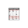 Tableau tarif boucherie maestro VBVA 70 x 80 cm