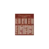 Tableau tarif charcuterie Géotradi rouge