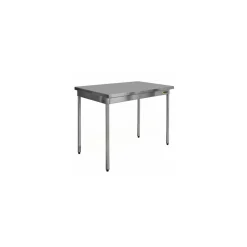 Table centrale démontable inox 80 x 70 x 90 cm