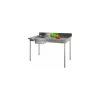 Table chef cuve à gauche L. 1,2 m