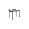 Table inox démontable à dosseret 100 x 70 x 90 cm