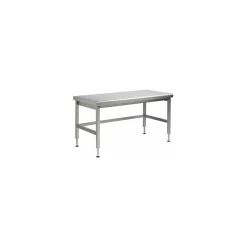 Table inox à hauteur variable 120 x 70 cm