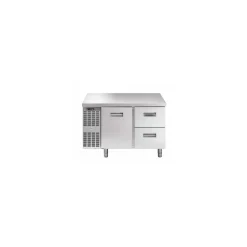 Table inox réfrigérée ZJ3 3 portes 400 L avec dosseret 170 x 70 x 85 cm