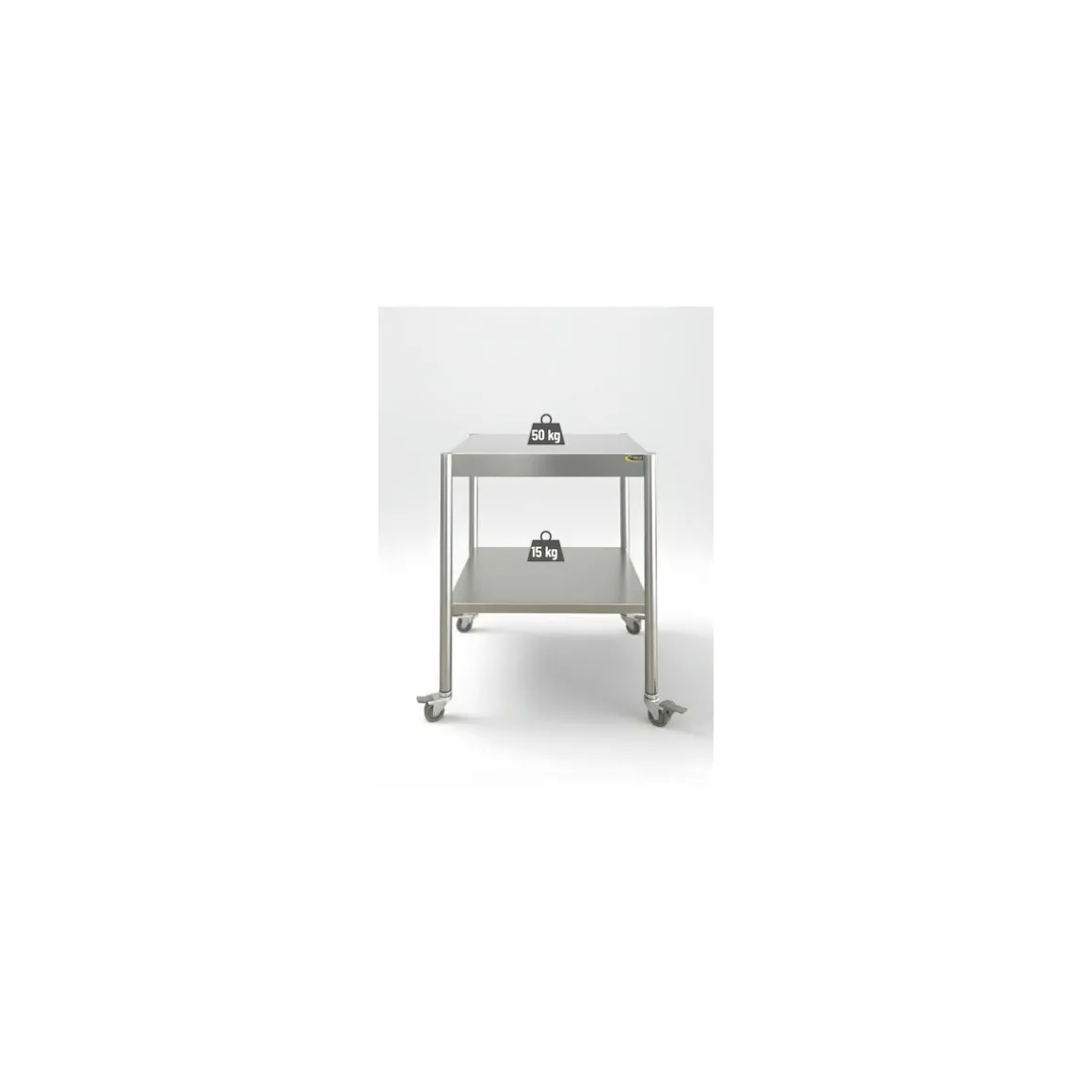 Table multi-services inox sur roues