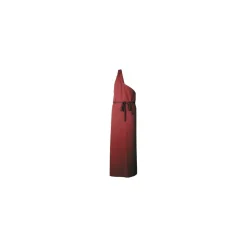 Tablier parisien bordeaux taille unique 140 cm coton et polyester