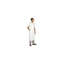 Tablier valet blanc coton 100 cm