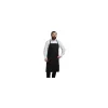 Tablier valet noir coton 100 cm