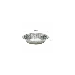 Tartelette aluminium TA 93 7 cl - par 100