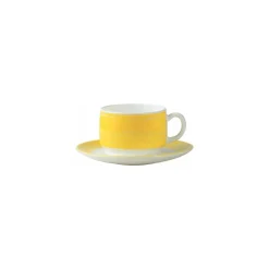Tasse brush jaune 19 cl - par 12