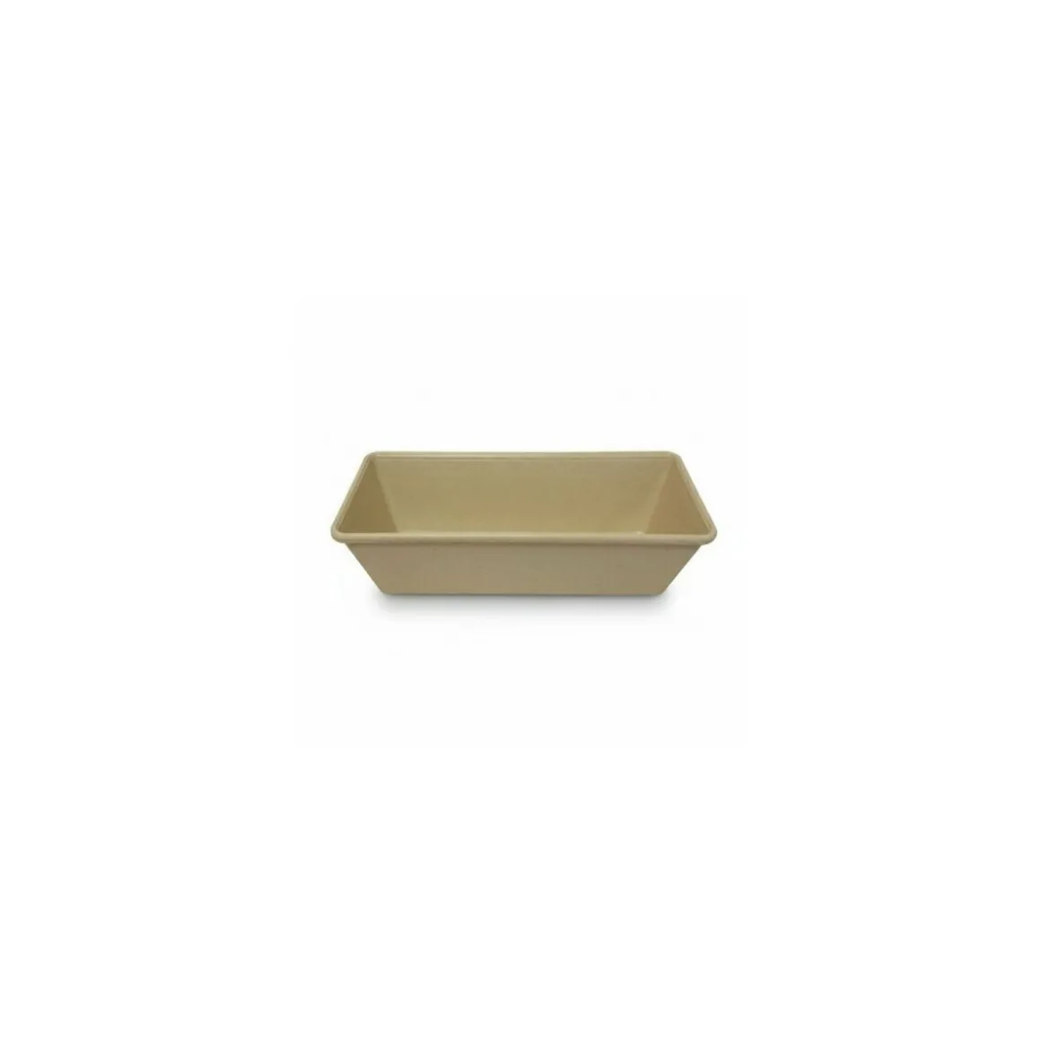 Terrine rectangulaire plastique beige 150 cl - par 10