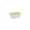 Terrine rectangulaire plastique beige 25 cl - par 100