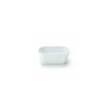 Terrine rectangulaire plastique blanc 25 cl - par 100